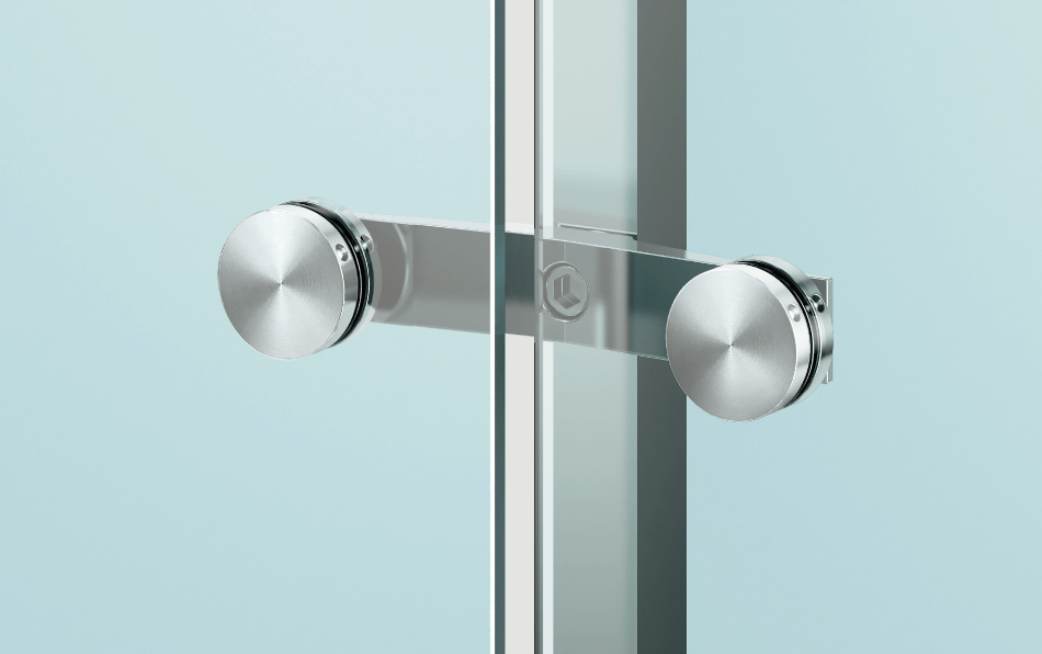 ガラス・パネル固定用金物