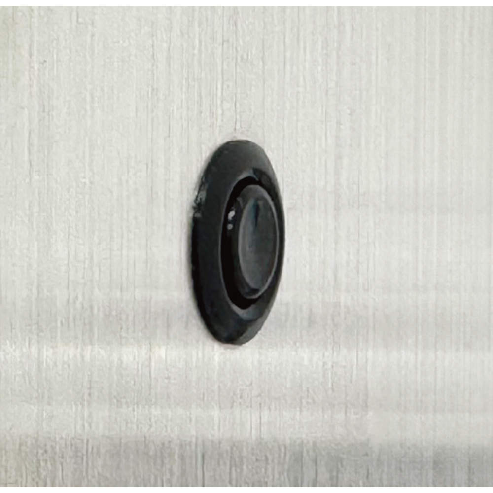 取付イメージ<br> カムロックファスナー 252FT型 小型フラットタイプ 樹脂製/省スペース仕様 カムロックファスナー