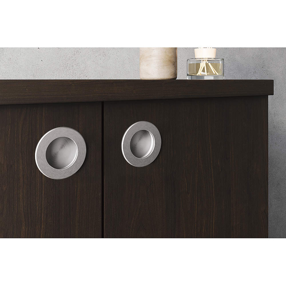 取付イメージ ステンレス 埋込取手 DFHH-R型