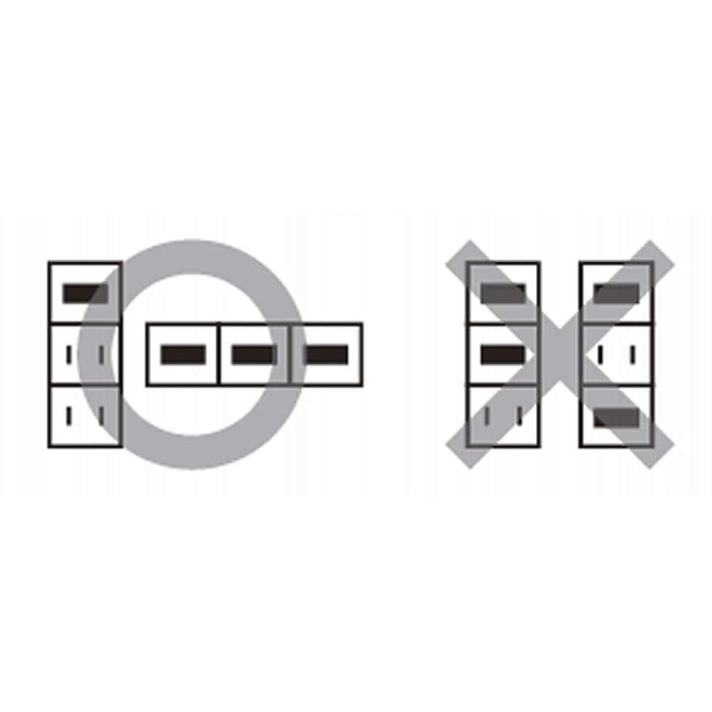 使用上の注意<br>本品は縦に2つ以上使用できません。 埋込充電用USBコンセント DM1-WN14841型 USB Type-C対応