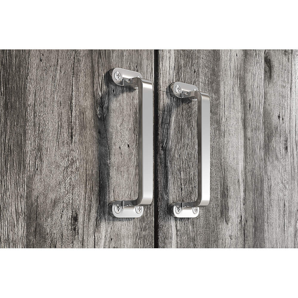 取付イメージ ステンレス フィニッシュハンドル FT型 ダブル穴仕様