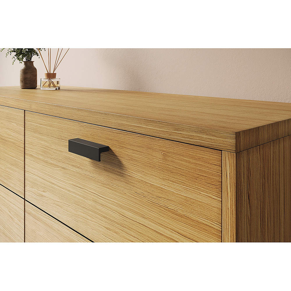 取付イメージ アルミ押出ハンドル HA-NE型