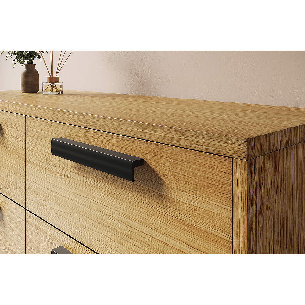 取付イメージ アルミ押出ハンドル HA-RU型