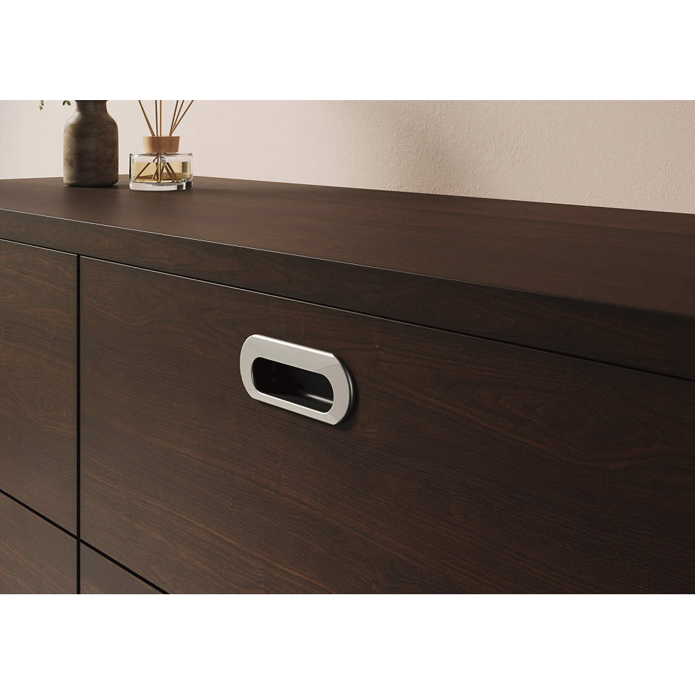 取付イメージ ステンレス 埋込取手 HH-DS114型