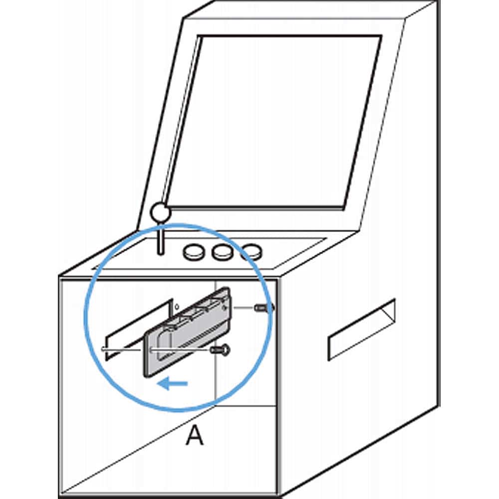 キャビネットなどの内側からねじで取り付けできます。 掘込引手 HH-PS99