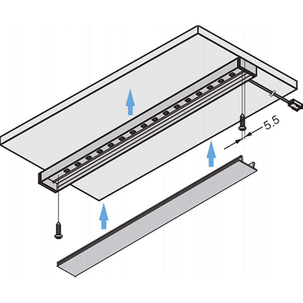 LEDバーライト LED-TOP-STICK型 ねじ止めタイプ 【スガツネ工業】