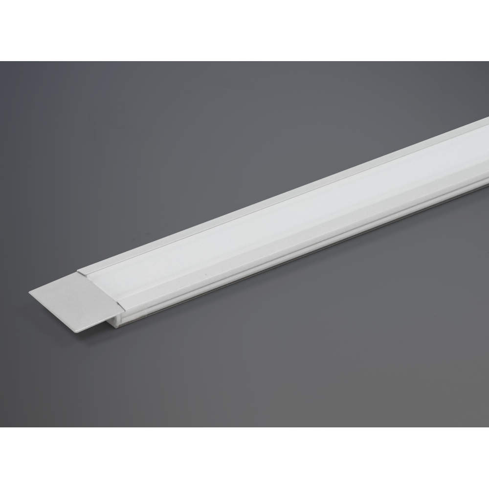 写真はテープライト、プロファイル、エンドキャップ、プロファイルカバーを組み合わせています。 LEDカスタムテープライト LED-D-TAPE-COB型 調色可能/ドットレス/選べる取付 LEDカスタムバーライト 調光調色タイプ