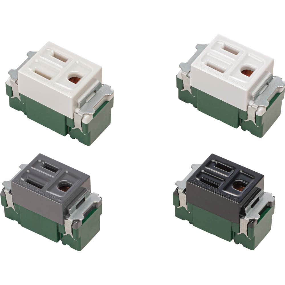 埋込接地コンセント(マットセラミックW) 10個入 WN1101MCW-10 Panasonic パナソニック WN1101MCW 埋込接地コンセント マット
