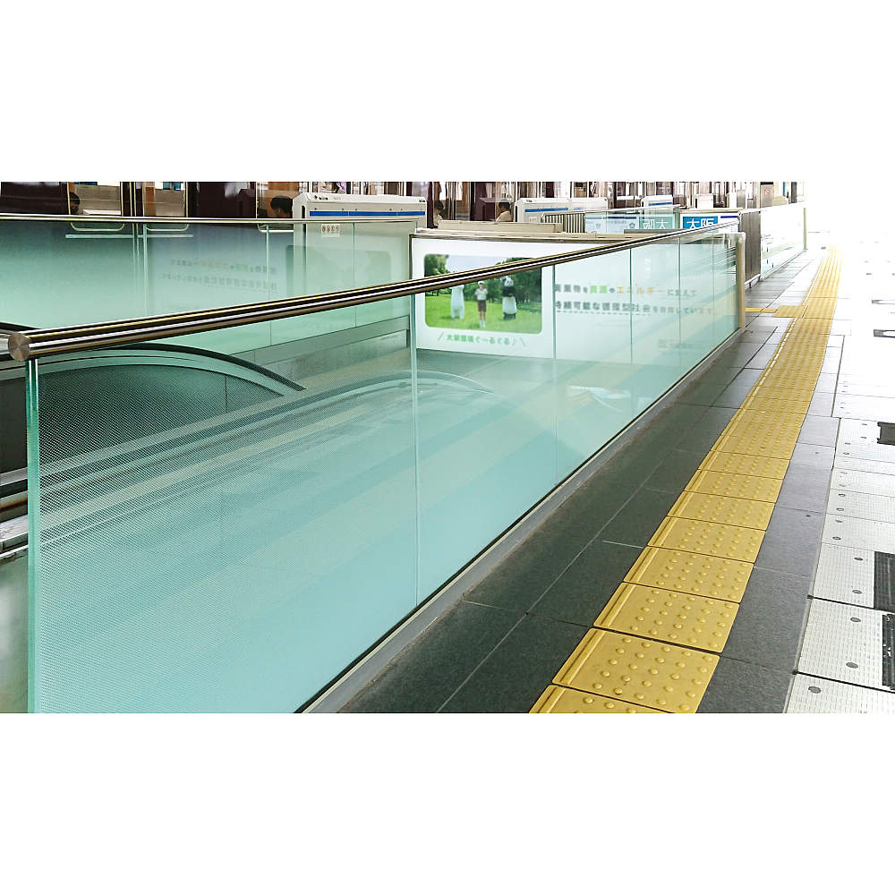 ガラスフェンス用バラストレイド Maxタイプ 床付用F型 高許容荷重仕様 
