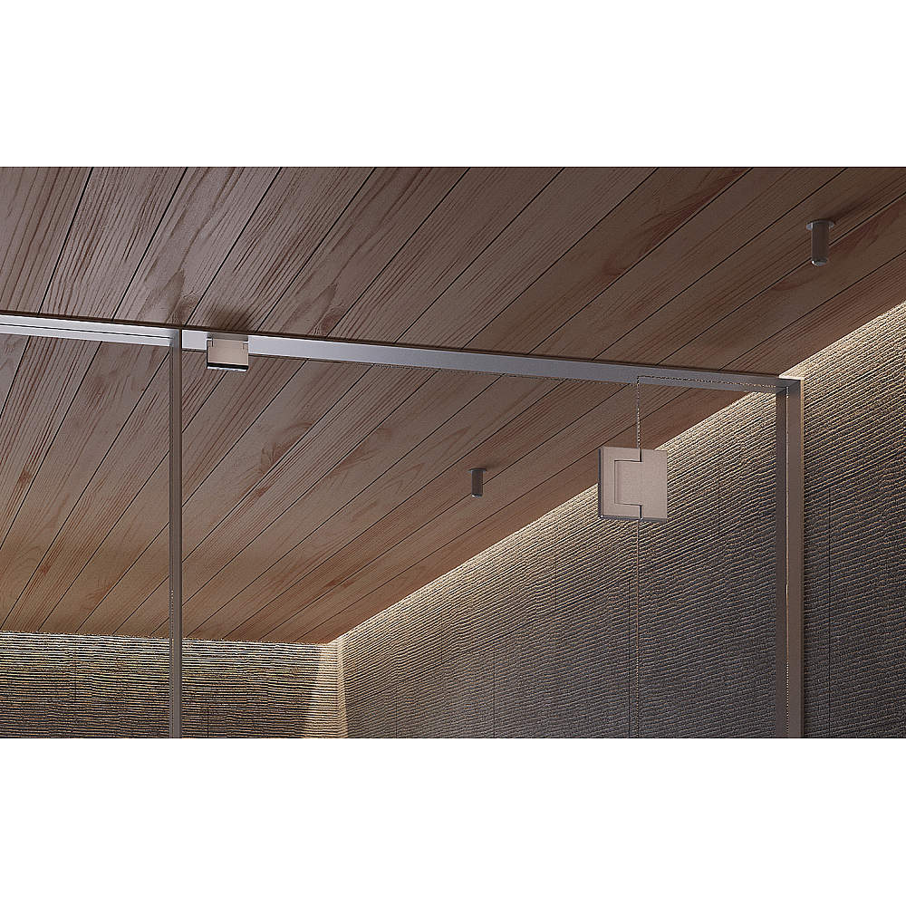 バスルーム ガラスドア用戸当りマグネットキャッチ HT-MSG72-ER型 非常開放機能付