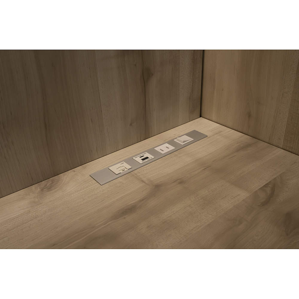 アイカ工業株式会社 ショールーム コンセントプレート DMFH-EA型 掘込仕様