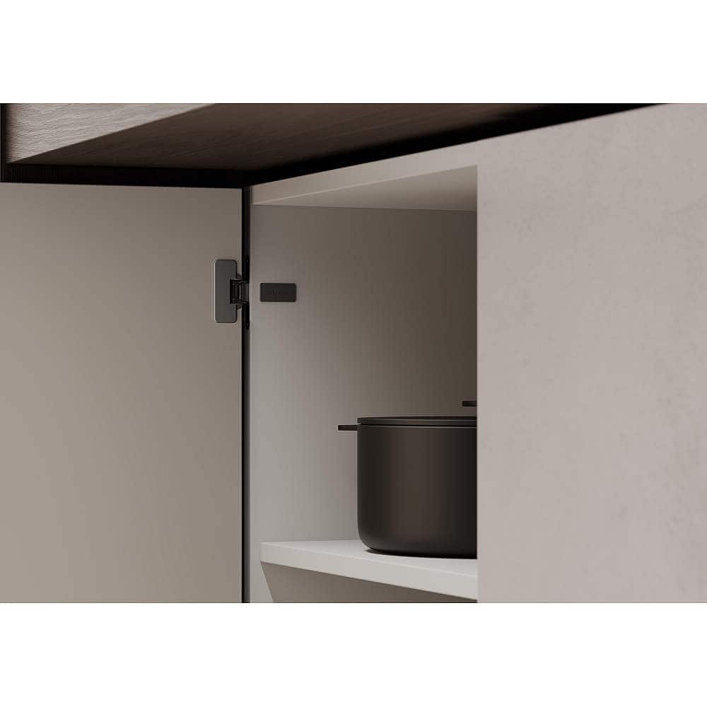 キッチン 吊り戸棚収納 隠し丁番 コネクタ 木扉用/16.5mmかぶせ/側板埋込タイプ