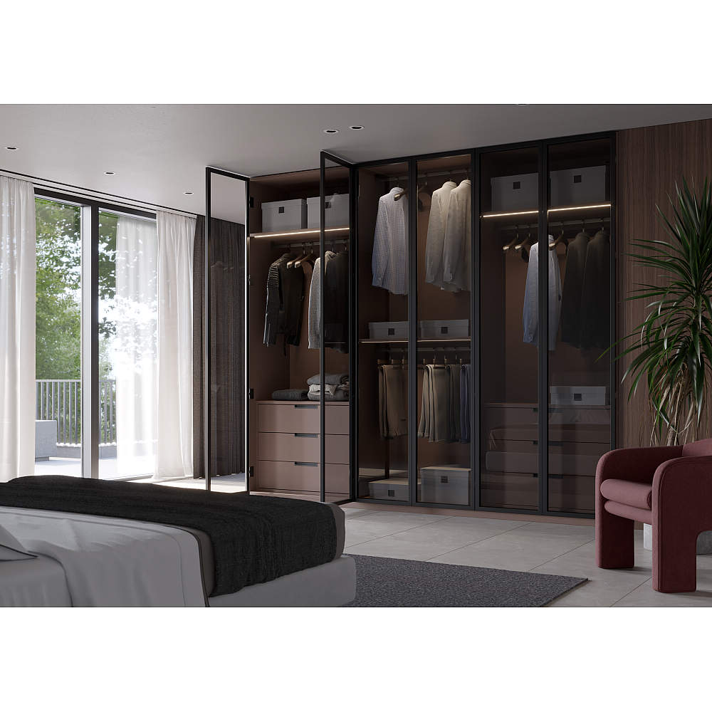 寝室 クローゼット収納 隠し丁番 コネクタ アルミフレーム扉用/10mmかぶせ/側板半埋込タイプ