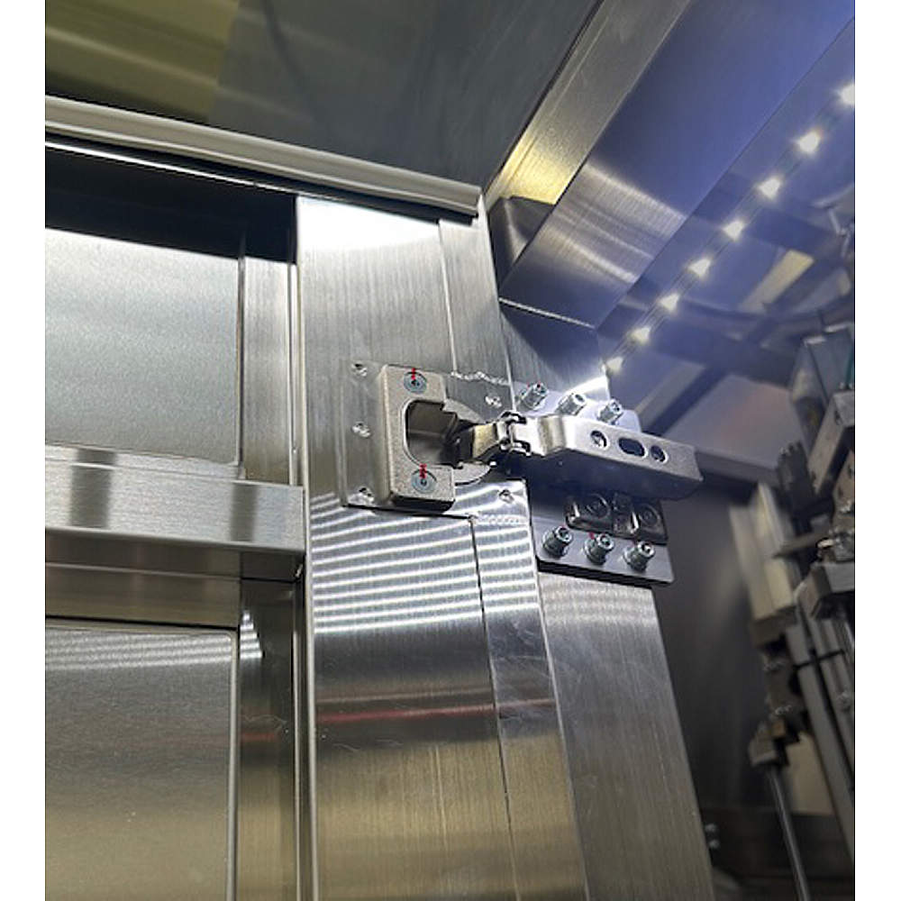 ブロー成型機 重量用ワンタッチスライド丁番 J95 95°開き/25mmかぶせ J95シリーズ