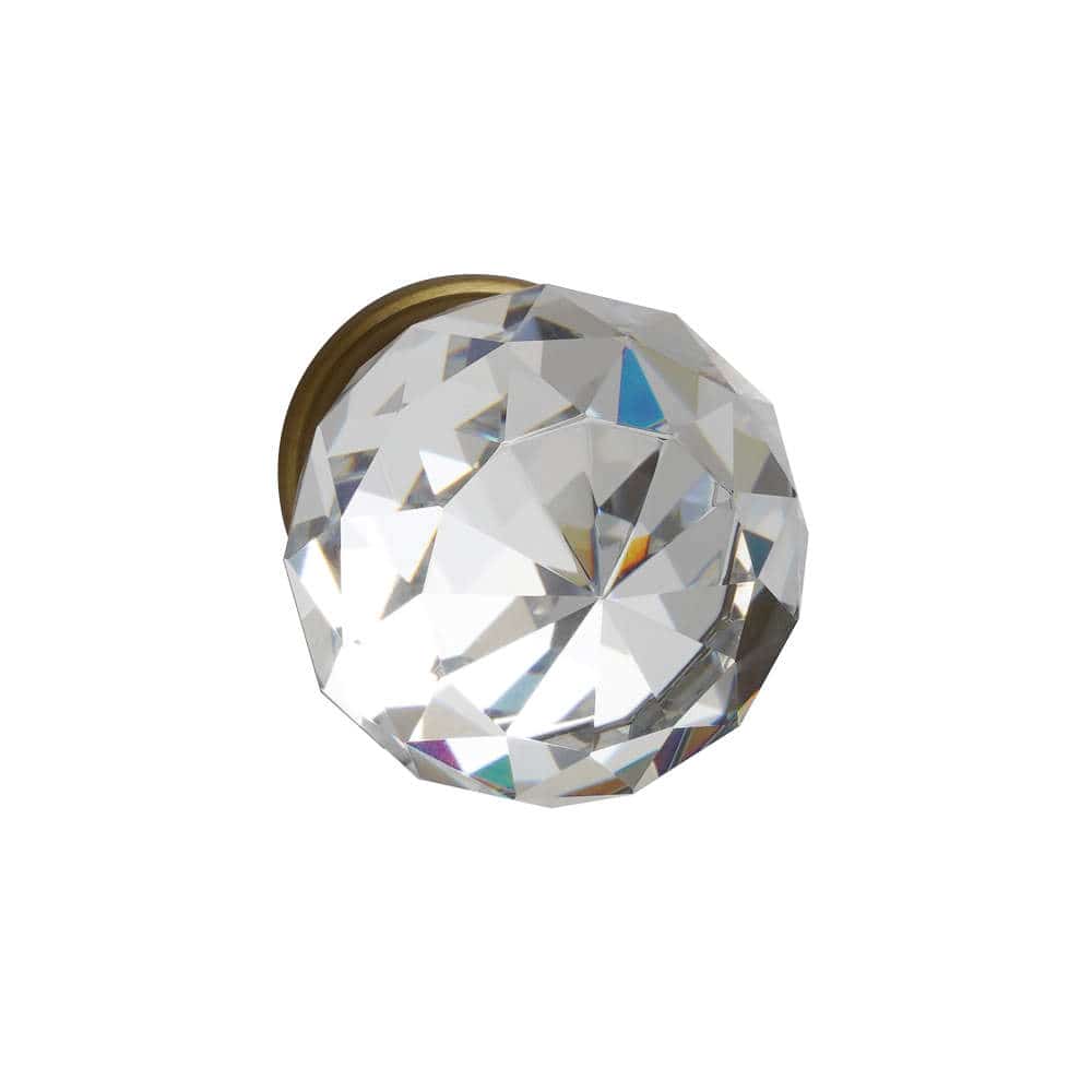 ゴールドの台座です。 クリスタルガラスつまみ KTH-EE01、KTH-EE02