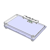 2軸アシストトルクヒンジ パネル取付