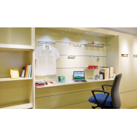 LED仕様ガラス棚板取付用棚受