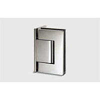 ステンレス鋼製ソフトクロージング機構付ガラスドア用自由丁番