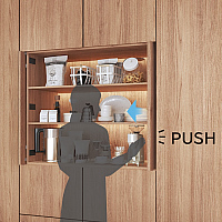 垂直収納扉金物