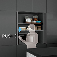 垂直収納扉金物